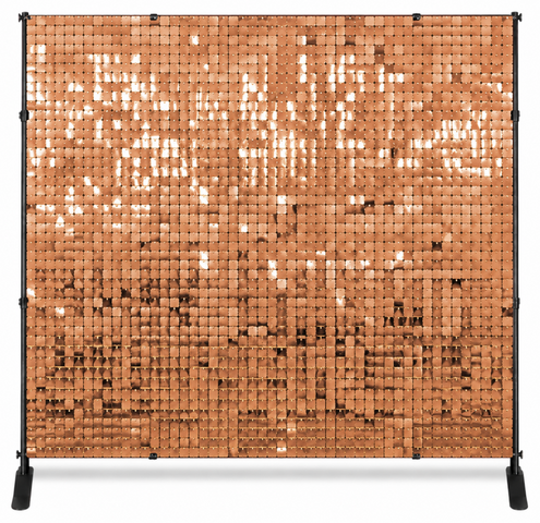 8x8 Rose Gold  Shimmer Wall