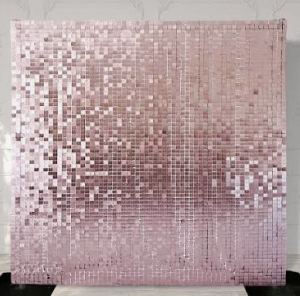 8x8 Light Pink Shimmer Wall