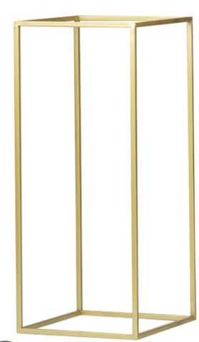 Gold rectangular stand (short)