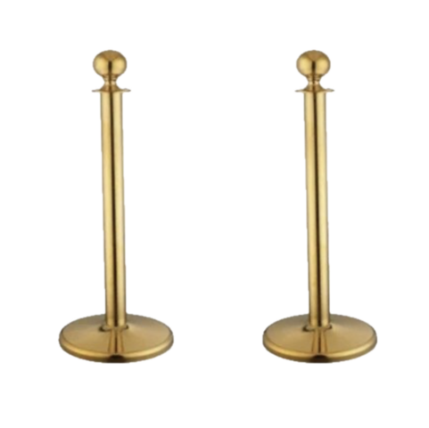 Gold Stanchion post