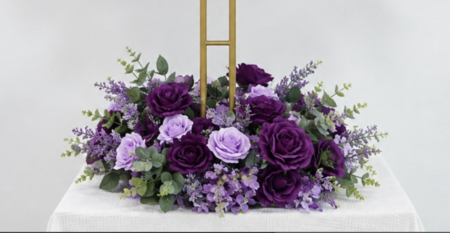 Dark Purple Mix Candelabra 