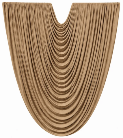 Small Premade Baroque Draping - Tan