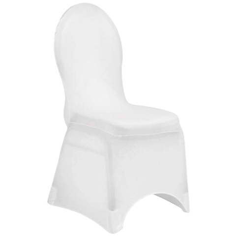 White Spandex Chair Covers