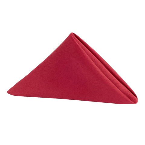 Premium Polyester Napkin 20in x 20in - Apple Red