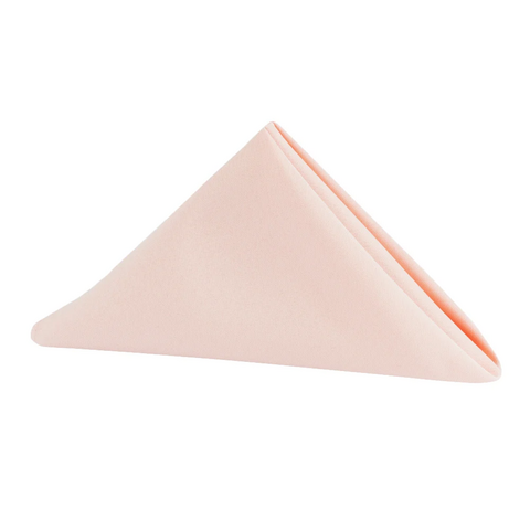 Premium Polyester Napkin 20in x 20in - Blush/Rose Gold