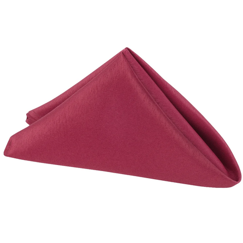 Premium Polyester Napkin 20in x 20in - Burgundy