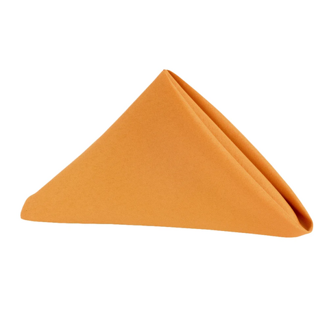 Premium Polyester Napkin 20in x 20in - Burnt Orange