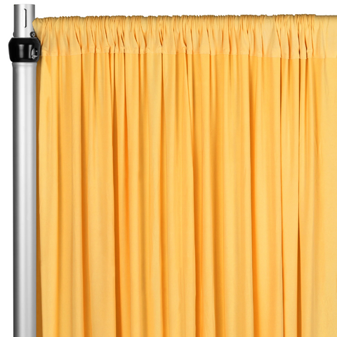 Spandex 4-way Stretch Drape Curtain 12ft H x 60in W - Canary Yellow