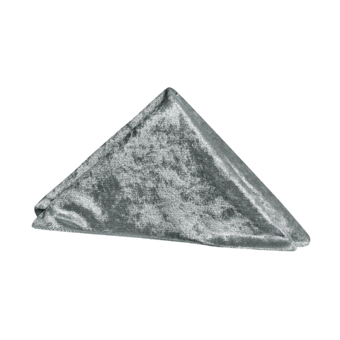 Velvet 20in x 20in Linen Napkin - Charcoal