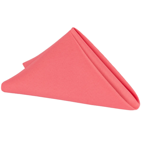 Premium Polyester Napkin 20in x 20in - Coral