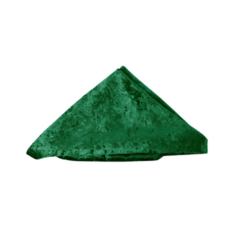Velvet 20in x 20in Linen Napkin - Forest Green