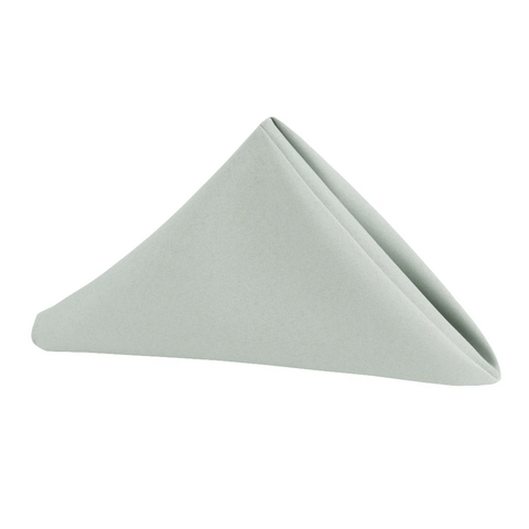 Premium Polyester Napkin 20in x 20in - Gray/Silver