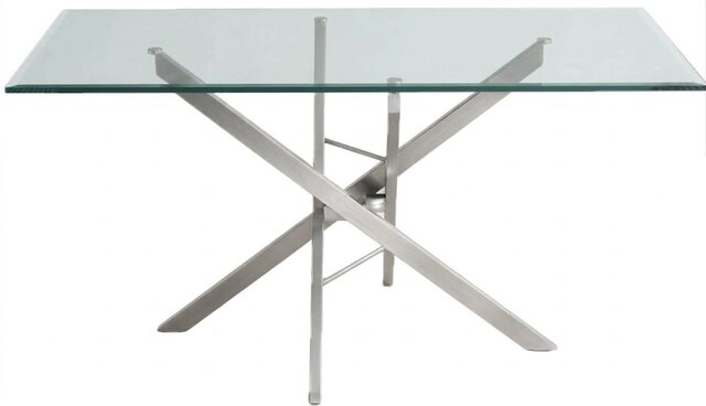 Silver X Leg table