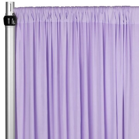 Spandex 4-way Stretch Drape Curtain 12ft H x 60in W - Lavender