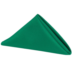 Emerald Green Satin Napkins