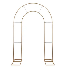 8ft 2D Gold Double Top Arch