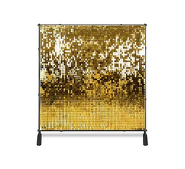8x8 Gold Shimmer Wall