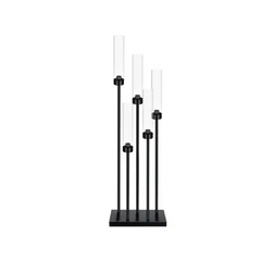 Black 5 Arm Candelabara