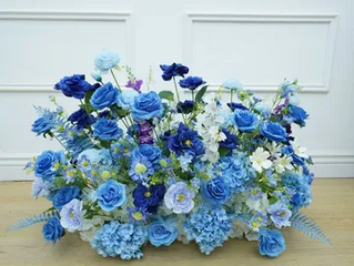 Blue Bloom Floor/Table Accent