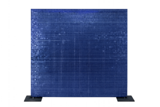 8x8 Blue Shimmer Wall