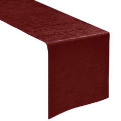 Burgundy Satin Runners