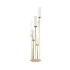 Gold 5 Arm Candelabara