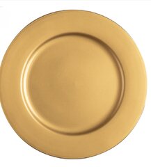 Gold charger plate
