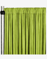 Spandex  Backdrop  Curtain - Apple Green