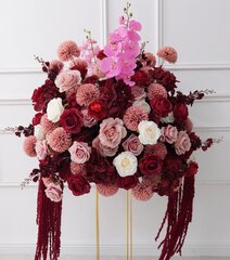 Burgundy and Blush Floral Ball 