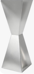 Luxury mirrored flower stand