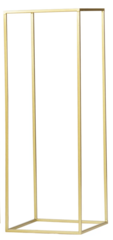 Gold rectangular stand (med)