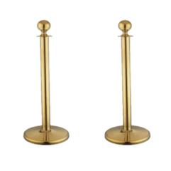 Gold Stanchion post