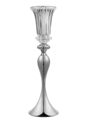 Silver trumpet vase