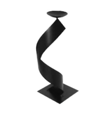 Small Black Spiral Centerpiece Stand