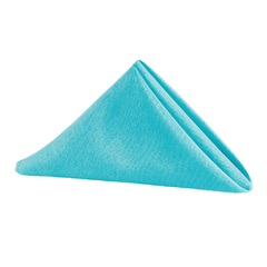 Premium Polyester Napkin 20'x20' - Aqua Blue