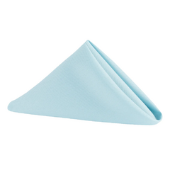 Premium Polyester Napkin 20'x20' - Baby Blue