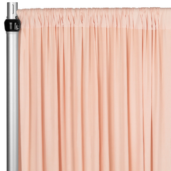 Spandex 4-way Stretch Drape Curtain 12ft H x 60' W - Blush/Rose Gold