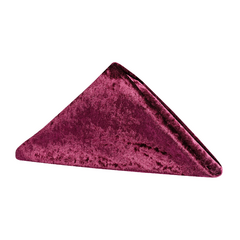 Velvet 20'x20' Linen Napkin - Burgundy