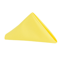 Premium Polyester Napkin 20'x20' - Canary Yellow