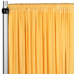 Spandex 4-way Stretch Drape Curtain 12ft H x 60' W - Canary Yellow