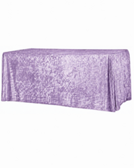 Velvet 90" x 156" Rectangular Tablecloth - Wisteria