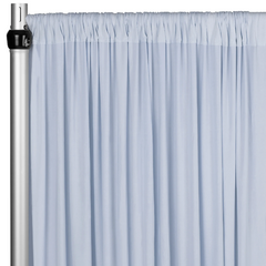 Spandex 4-way Stretch Drape Curtain 12ft H x 60' W - Dusty Blue