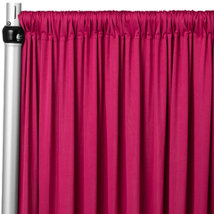 Spandex 4-way Stretch Drape Curtain 12ft H x 60' W - Fuchsia