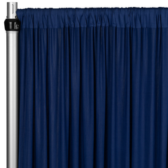Spandex 4-way Stretch Drape Curtain 12ft H x 60' W - Navy Blue