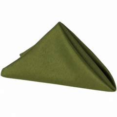 Premium Polyester Napkin 20'x20' - Olive Green