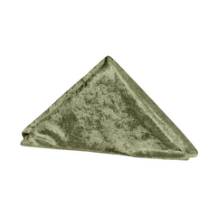 Velvet 20'x20' Linen Napkin - Olive Green