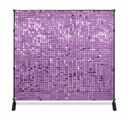 8x8 Light Purple Shimmer Wall