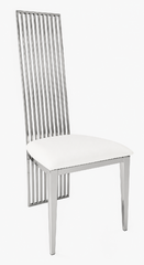 Silver High Back Chair
