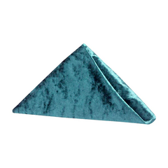 Velvet 20'x20' Linen Napkin - Dark Turquoise