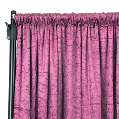 Velvet 12ft H x 52' W Drape/Backdrop Curtain Panel - Violet